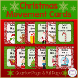 Christmas Movement Cards