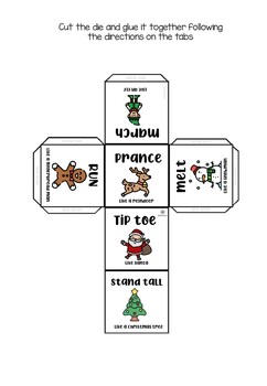 Christmas Movement Dice by The Indian Lion | TPT