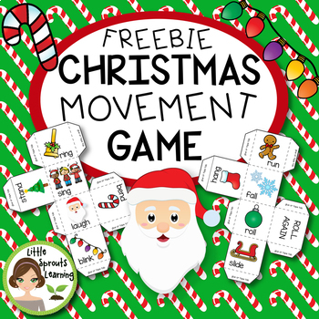 Preview of Christmas Movement Game {Freebie}