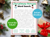 Christmas Movies Word Search | Christmas Word Search