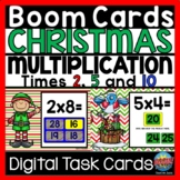 Christmas Multiplication BOOM Cards | Christmas Math Activities