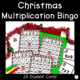 Christmas Multiplication Bingo - Math Bingo - Christmas Ma