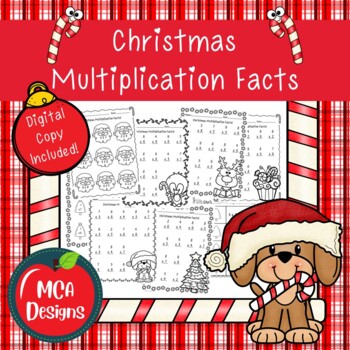 Preview of Christmas Multiplication Facts