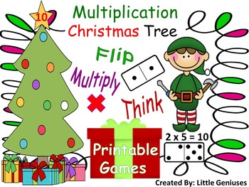 Preview of Christmas  Multiplication Games~  Hands-On Fun!
