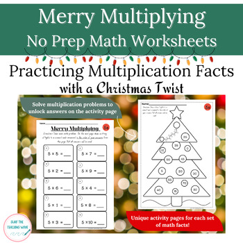 Christmas Multiplication | Math Worksheets and Activities | No Prep ...