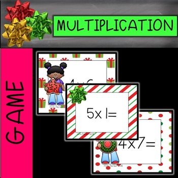 Christmas Multiplication Musical Chairs