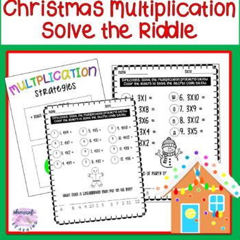 Preview of Multiplication Christmas Activity