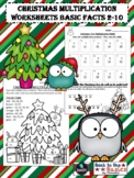 Christmas Multiplication Worksheets Basic Facts Owl Theme