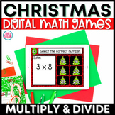 Christmas Multiplication and Division Facts | Digital Math Games