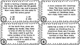 Christmas Multiplication and Division Word Problems (4th Grade)