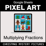 Christmas - Multiplying Fractions - Google Sheets Pixel Art