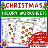 Christmas Music Theory Worksheets and Activities – Print a