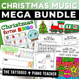 Christmas Music Activities Bundle | Music Theory Games & M
