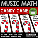 Christmas Music Activities - Candy Cane Music Math