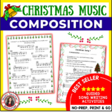 Christmas Music Activities - Composition Activities for Ch