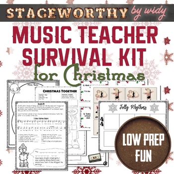 Preview of Christmas Music Activities - Music Teacher's Holiday Survival Kit