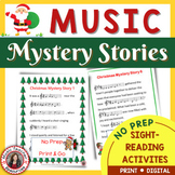 Christmas Music Activities l Music Mystery Stories for Mid