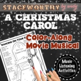 Christmas Music Activity Color-Along A Christmas Carol Mov