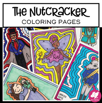 Preview of Christmas Music Activity: The Nutcracker Coloring Pages