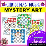 Christmas Music Colouring Sheets - Music Mystery Art Colou
