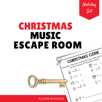 Preview of Christmas Music Escape Room