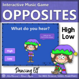 Christmas Music Activity High and Low Interactive Music Ga