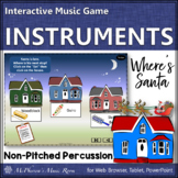 Christmas Music Instruments Non-Pitched Percussion Interac