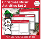 Christmas Music Listening Activities- Set 2