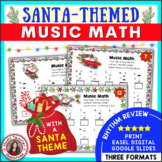 Christmas Music Theory Worksheets – Music Math Activities 