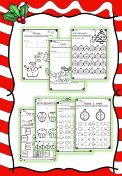 Christmas Music Worksheets by Hord Arsalan | Teachers Pay Teachers