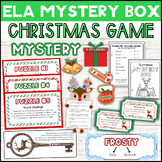 Christmas Mystery Box Game - ELA Puzzle Challenges with Prizes