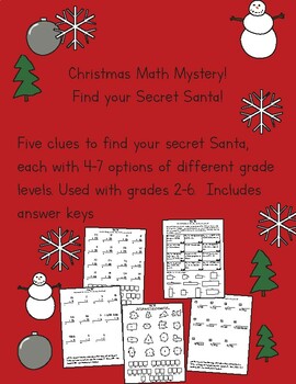 Preview of Christmas Mystery Math