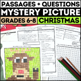 Christmas Mystery Picture with Reading Comprehension Passa