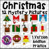 Christmas Mystery Pictures | Addition Practice