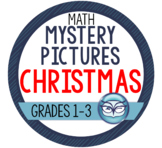 Christmas Mystery Pictures - Primary Math