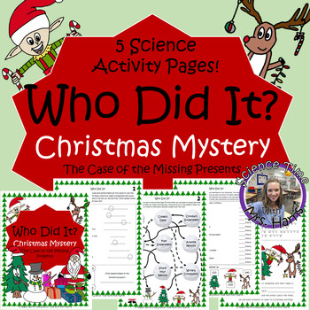 Preview of Christmas Mystery- Science Activity Packet