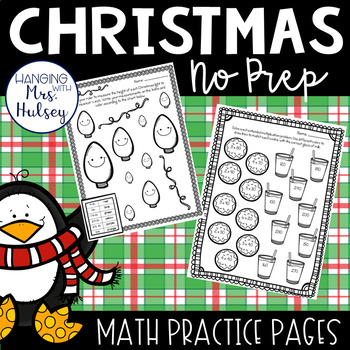 Preview of Christmas NO PREP Math (3rd Grade)