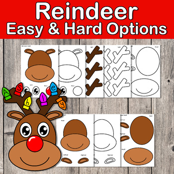 Christmas Name Craft | Reindeer Name Craft | Rudolph by Hope Learning ESL