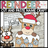 Christmas Name Craft | Rudolph the Reindeer name craft | H