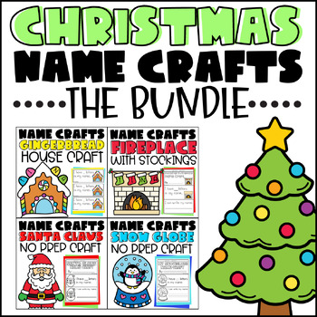 Preview of Christmas Name Crafts Bundle