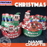 Christmas Name Crafts and Activities- Hat Writing- Bundle
