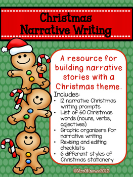 Christmas Narrative Writing by Mrs O Knows  TPT