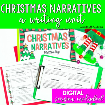 Christmas Narrative Writing Unit & Activities for Middle School