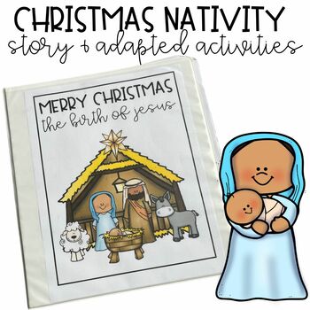 Christmas Nativity Adapted Binder Activities - Special Education ...