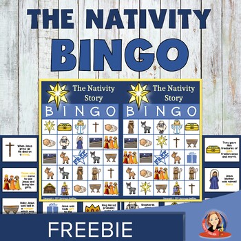 Preview of Christmas Nativity Bingo Game Activity