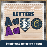 Christmas Nativity Bulletin Board Lettering