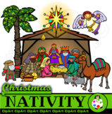 Christmas Nativity Clip Art Set