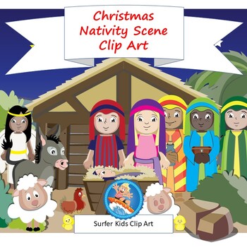 Preview of Christmas Nativity Clip Art Set for PowerPoint
