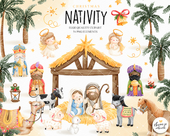 jesus christmas clipart nativity google