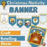 Christmas Nativity Craft Banner and Decor